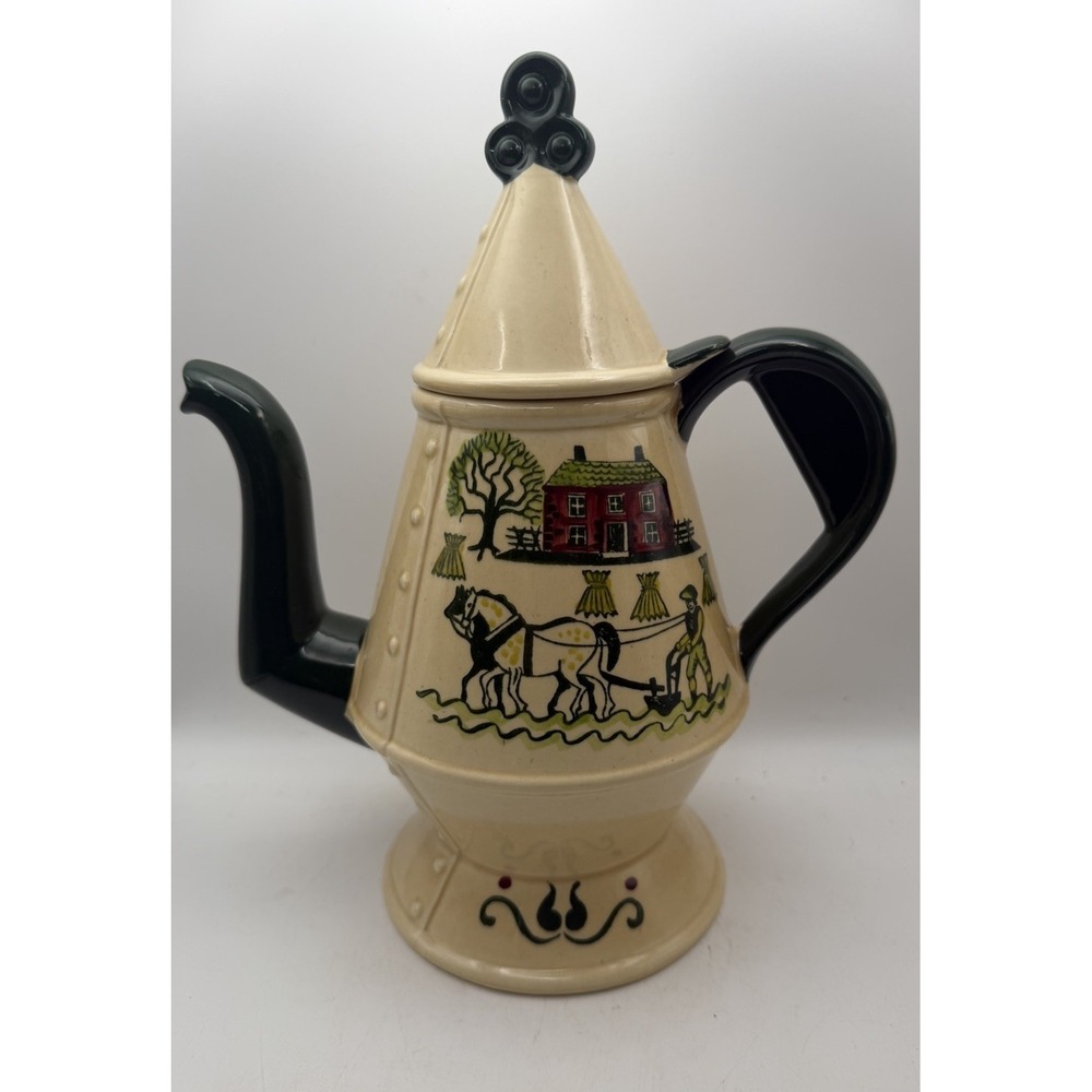 Metlox Poppytrail Vernon Homestead Provincial Coffee Pot Lid USA 11"